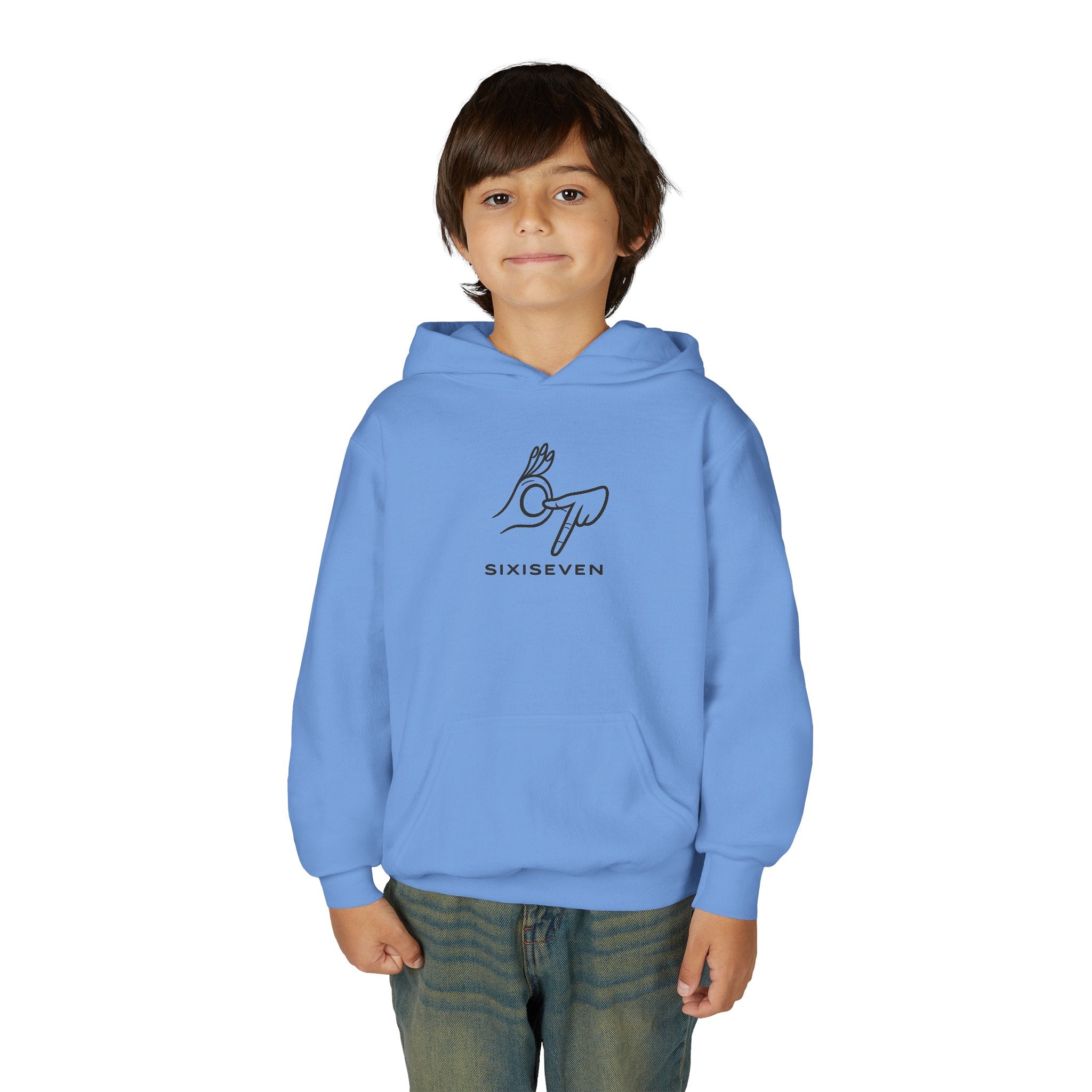 67 Static Youth Hooded Sweatshirt