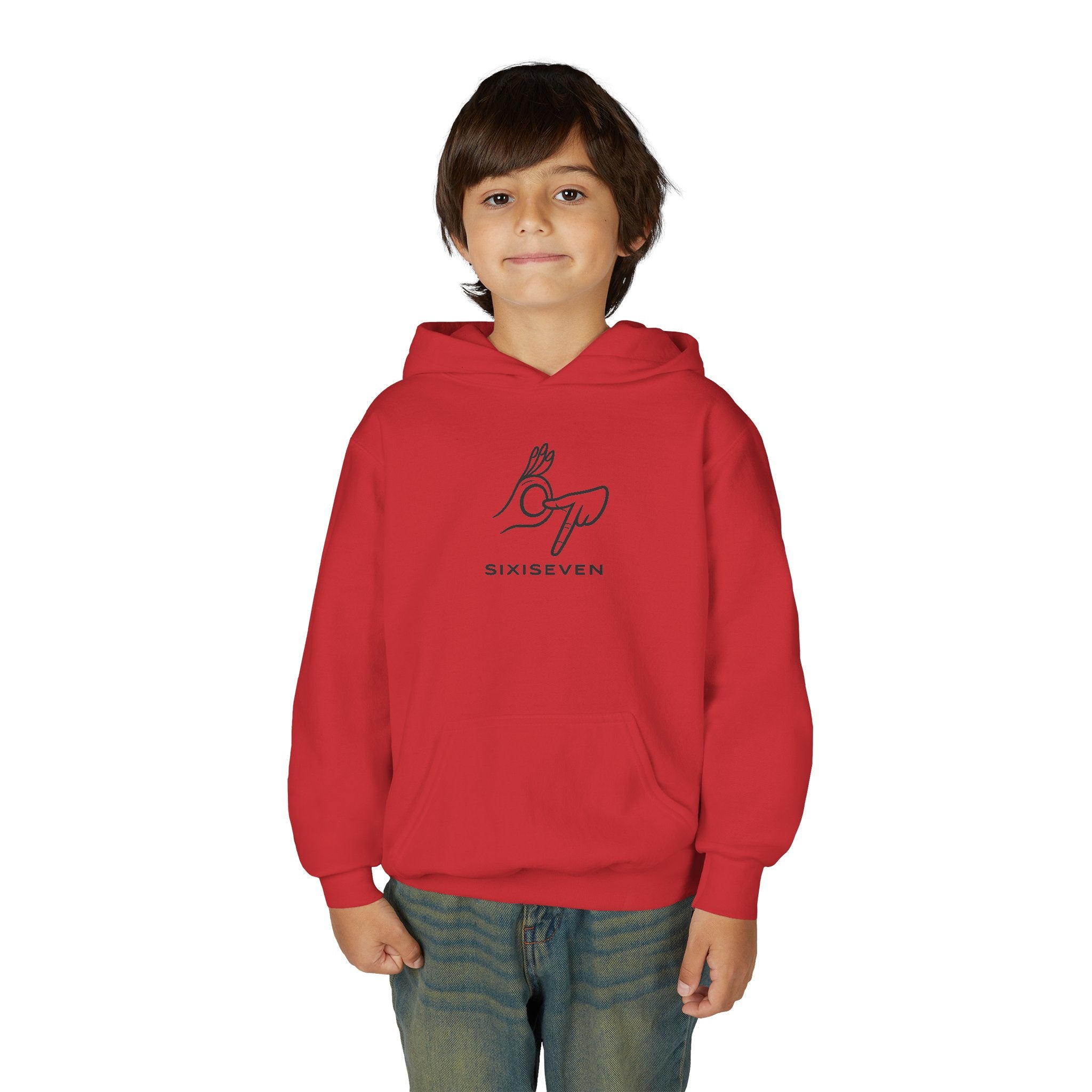 67 Static Youth Hooded Sweatshirt