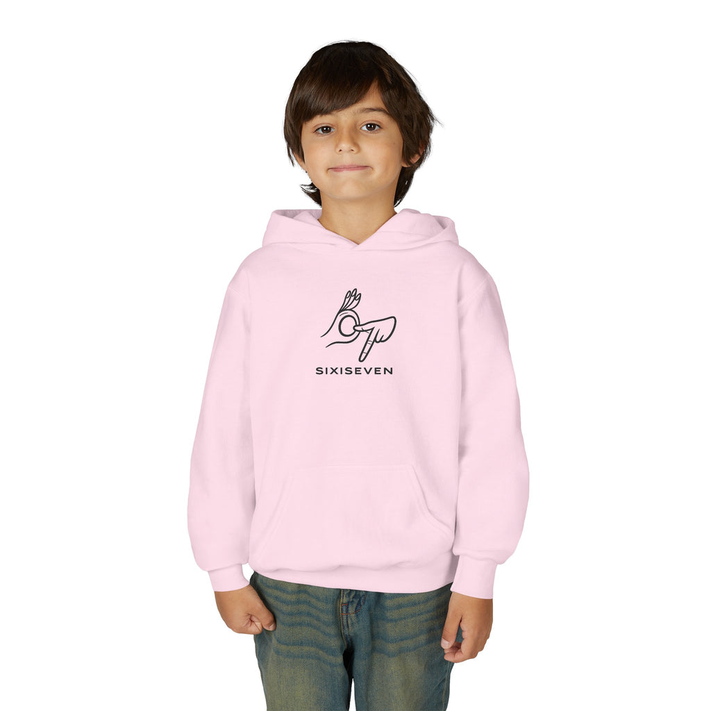 67 Static Youth Hooded Sweatshirt