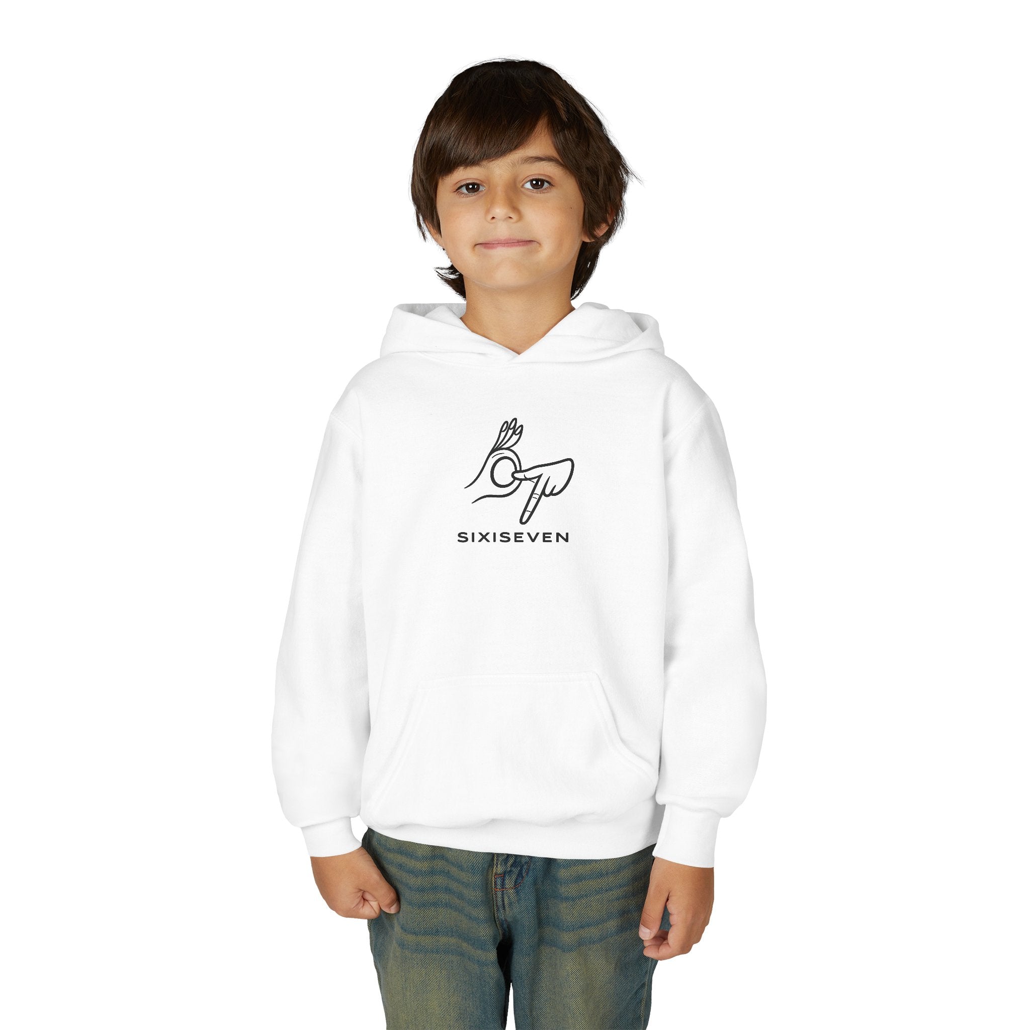 67 Static Youth Hooded Sweatshirt