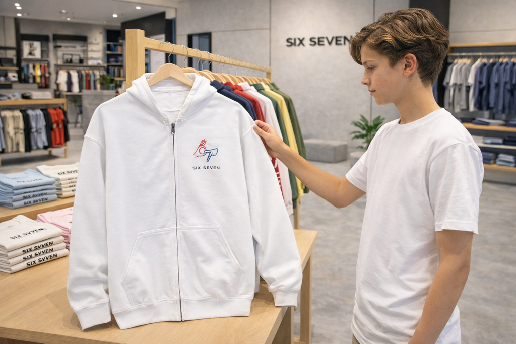 SIX SEVEN No Rule Full-Zip Hoodie